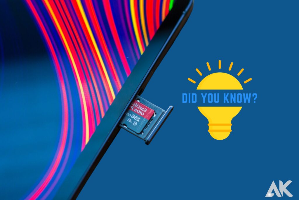 The Samsung Galaxy Tab S8 Micro SD Card