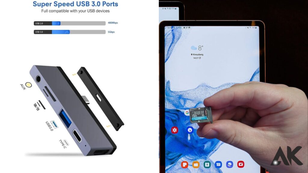 More Details On The Tab S8's Storage & SD Card Slot