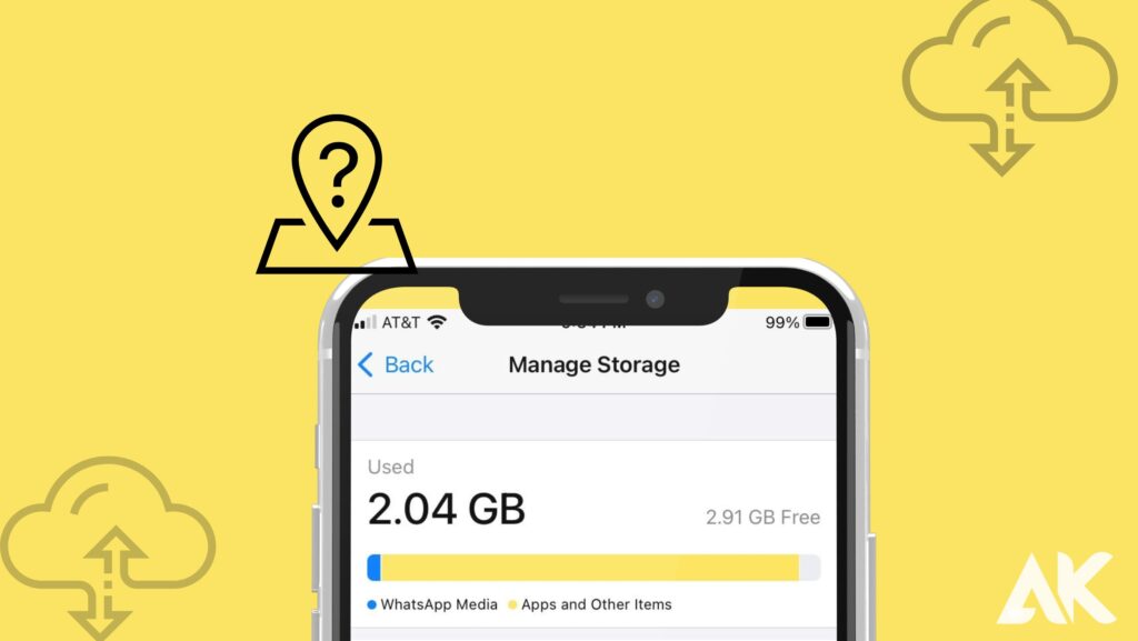 Where is WhatsApp storage stored?