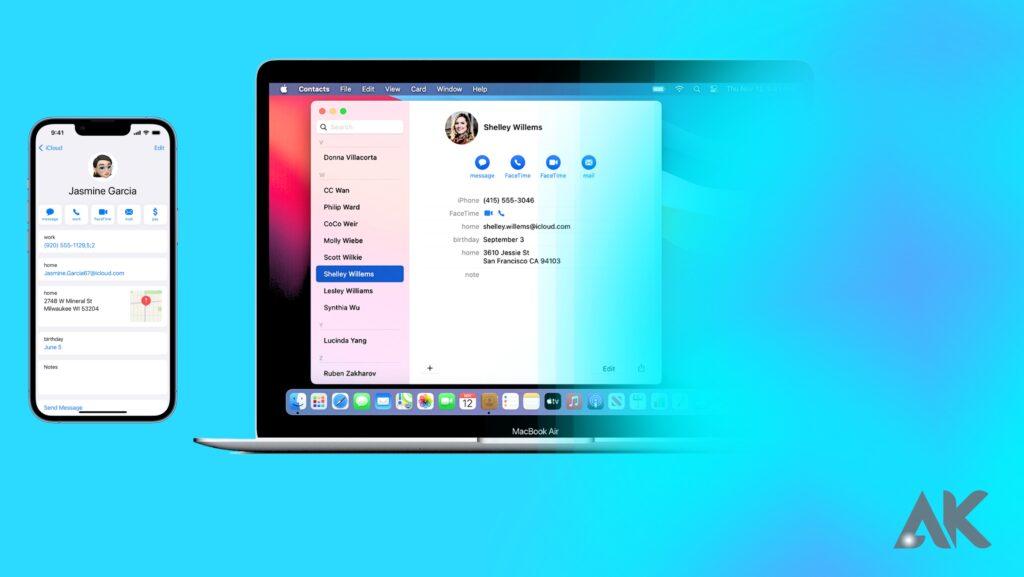 Why are my iPhone contacts not syncing with my Mac?