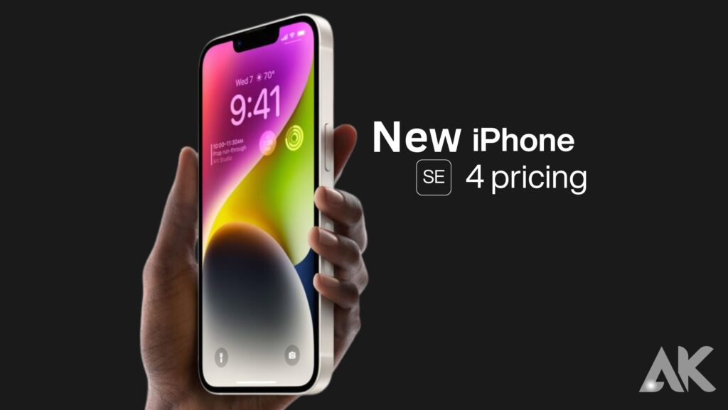 Apple iPhone SE 4 pricing