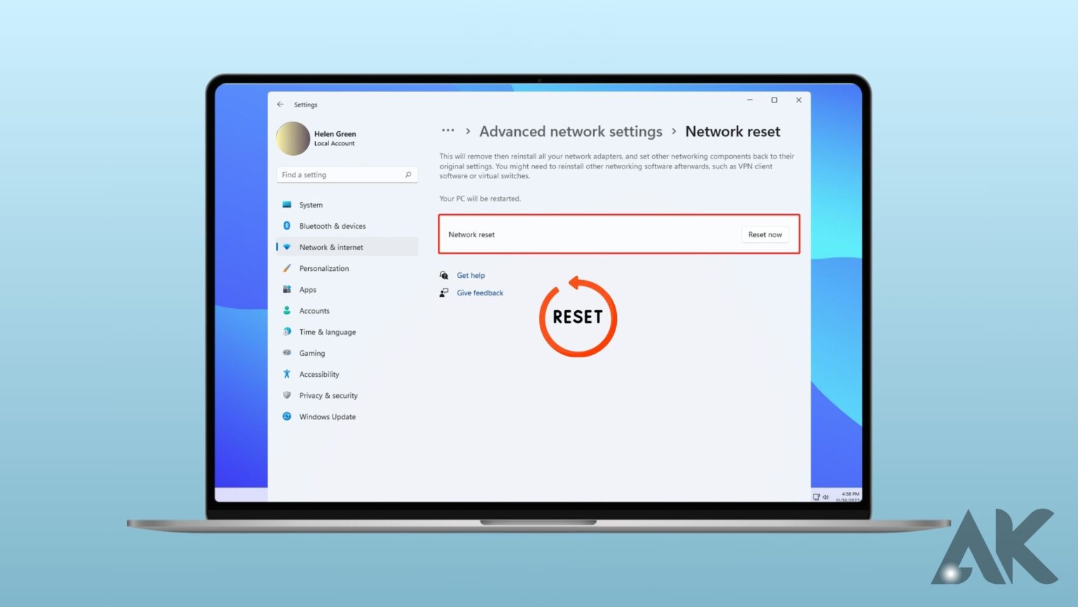 wifi adapter not enabling windows 11