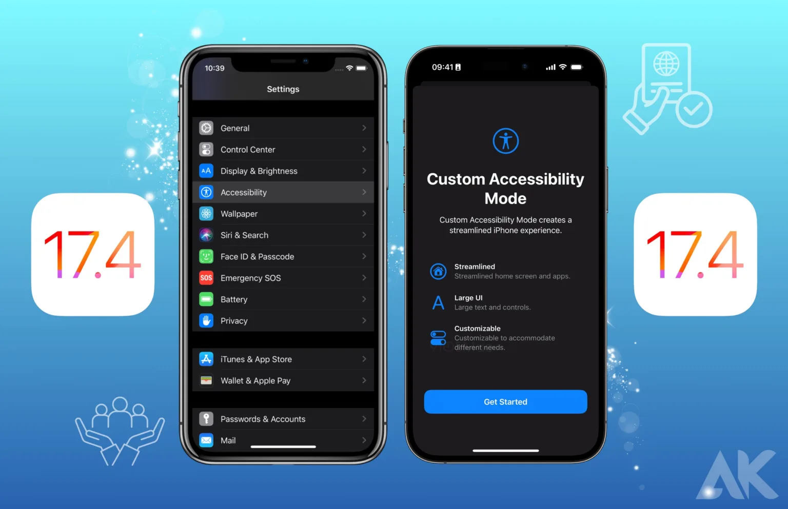 Accessibility improvements in iOS 17.4