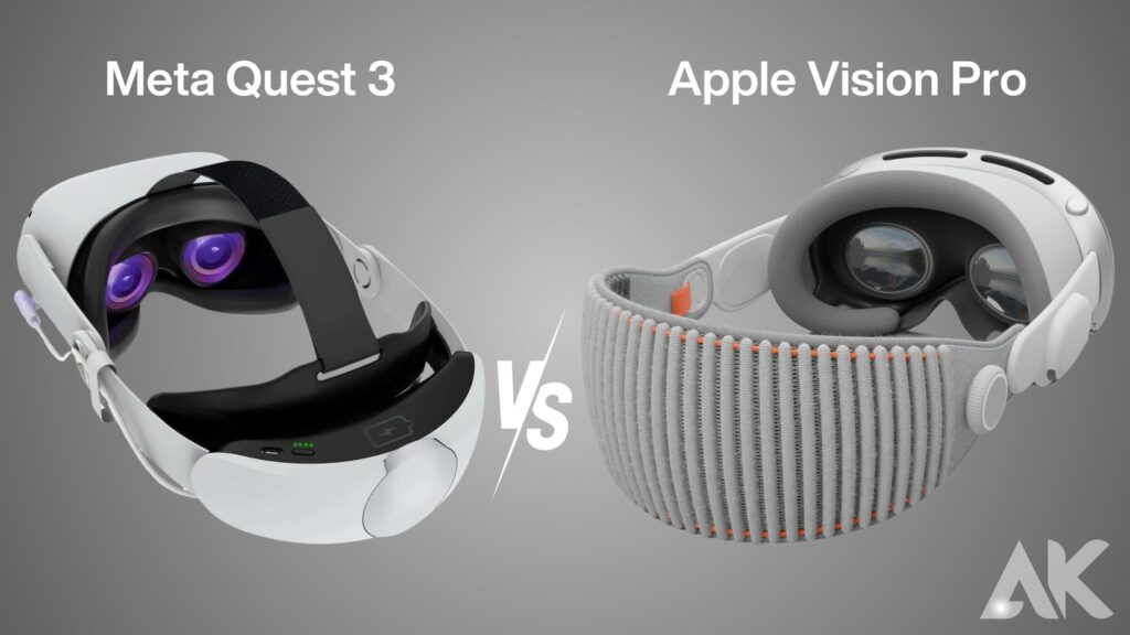 Apple Vision Pro vs Meta Quest 3