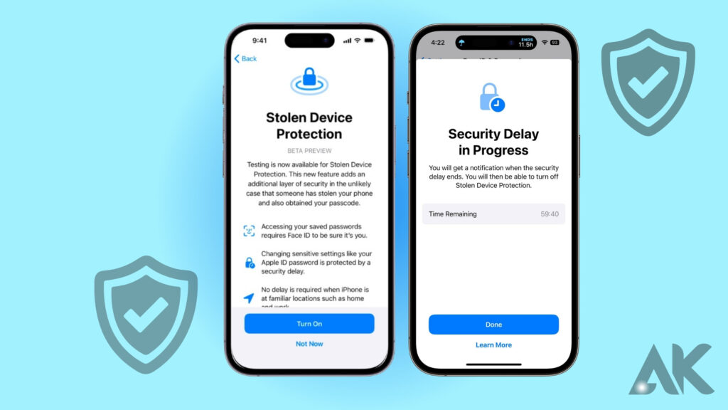 Stolen device protection improvements in iOS 17.4