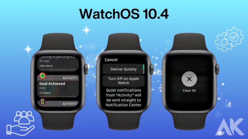 watchOS 10.4 notifications