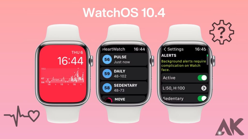 watchOS 10.4 health app