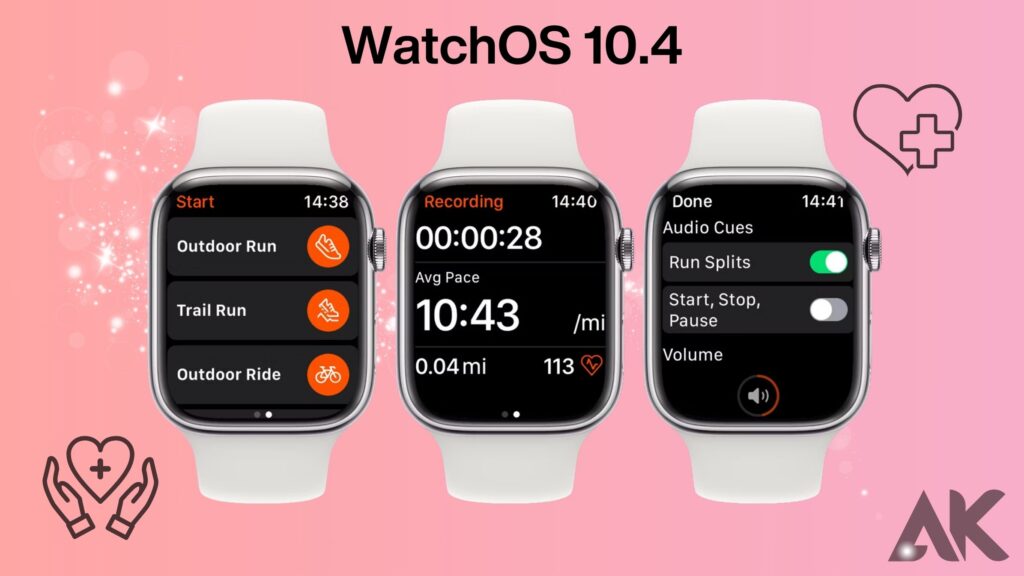 watchOS 10.4 health app