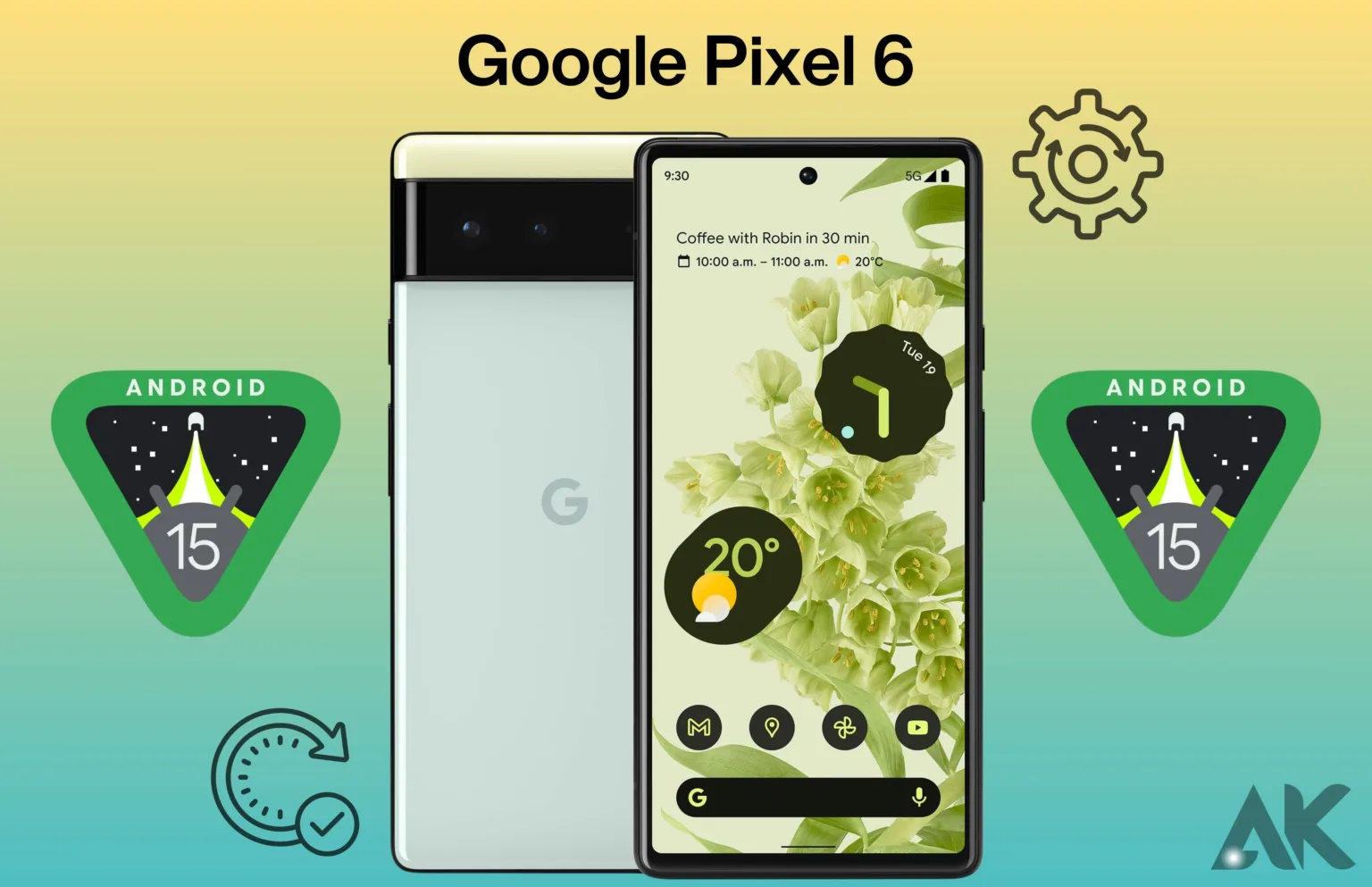 does google pixel 6 get android 15