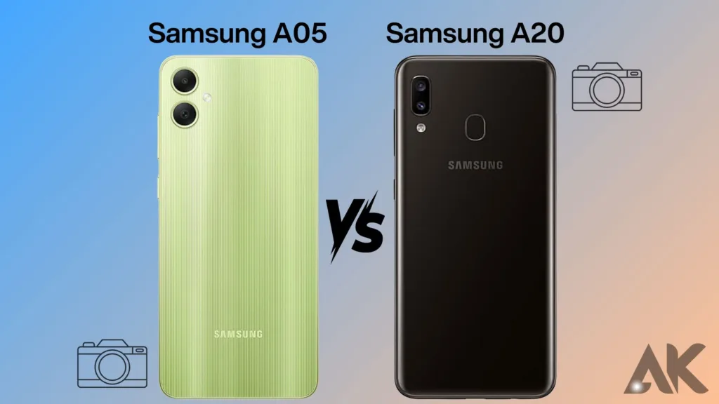 Samsung A05 vs A20