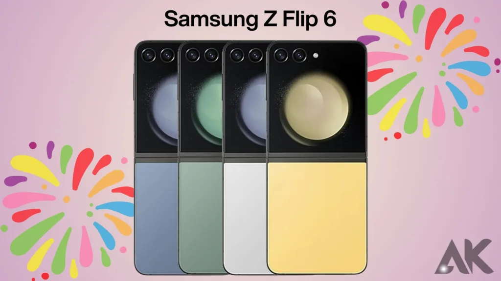 Samsung Galaxy Z Flip 6 colours