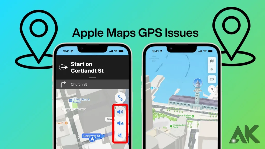 Apple Maps GPS issues