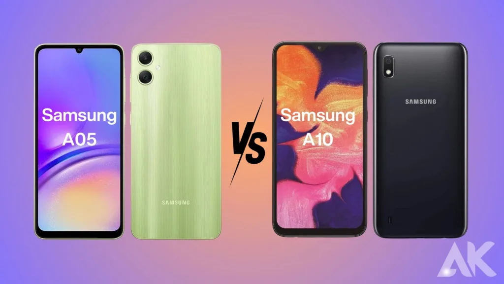 Samsung A05 vs A10
