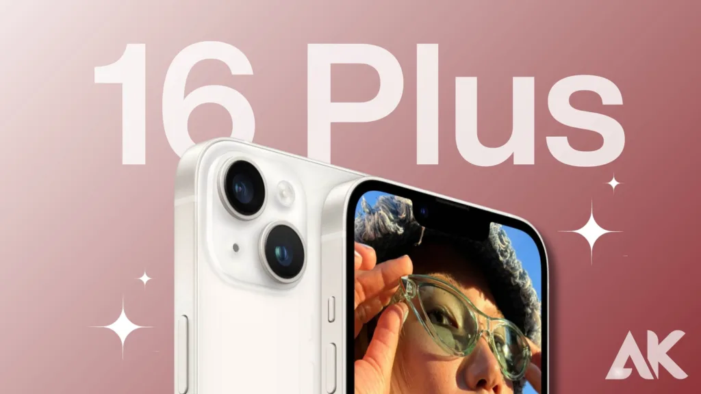 iPhone 16 Plus camera