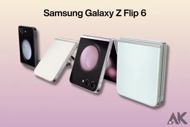 Samsung Galaxy Z Flip 6 Colors - Choose Your Favorite Shade