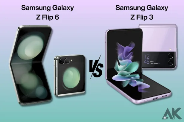 Samsung Z Flip 6 vs Z Fold 3