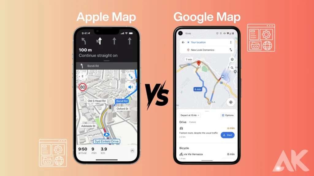 Apple Maps vs Google Maps
