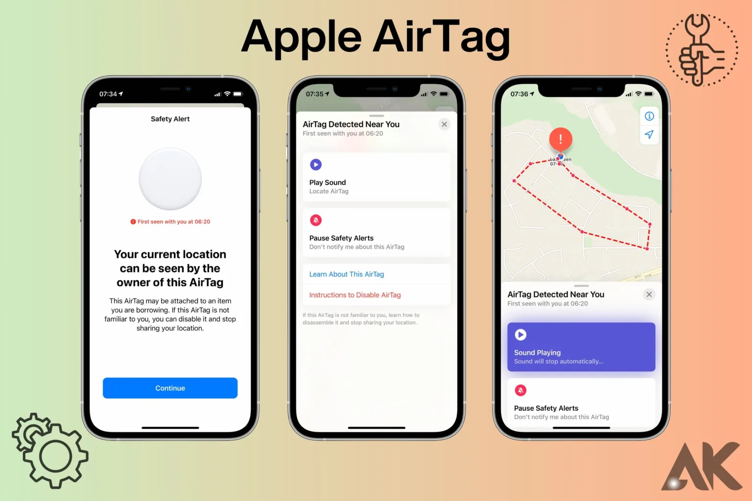 Apple Air Tag setup