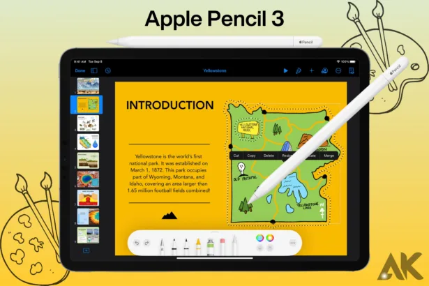 Apple Pencil 3 drawing