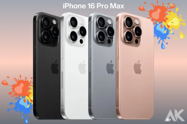iPhone 16 Pro Max Color Options