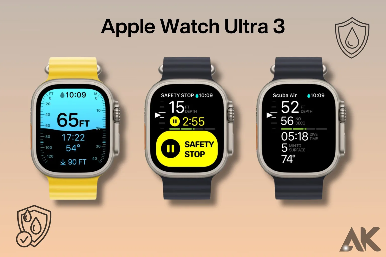 Apple Watch Ultra 3 water resistance