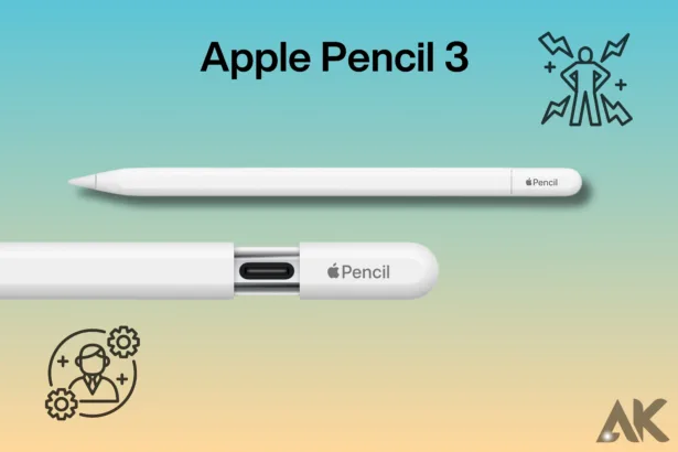 Apple Pencil 3 for teachers