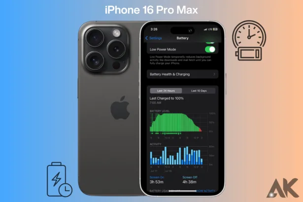 iPhone 16 Pro Max Battery Life