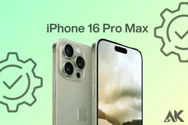 iPhone 16 Pro Max Software Update