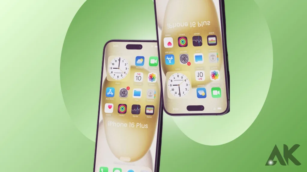 iPhone 16 Plus display