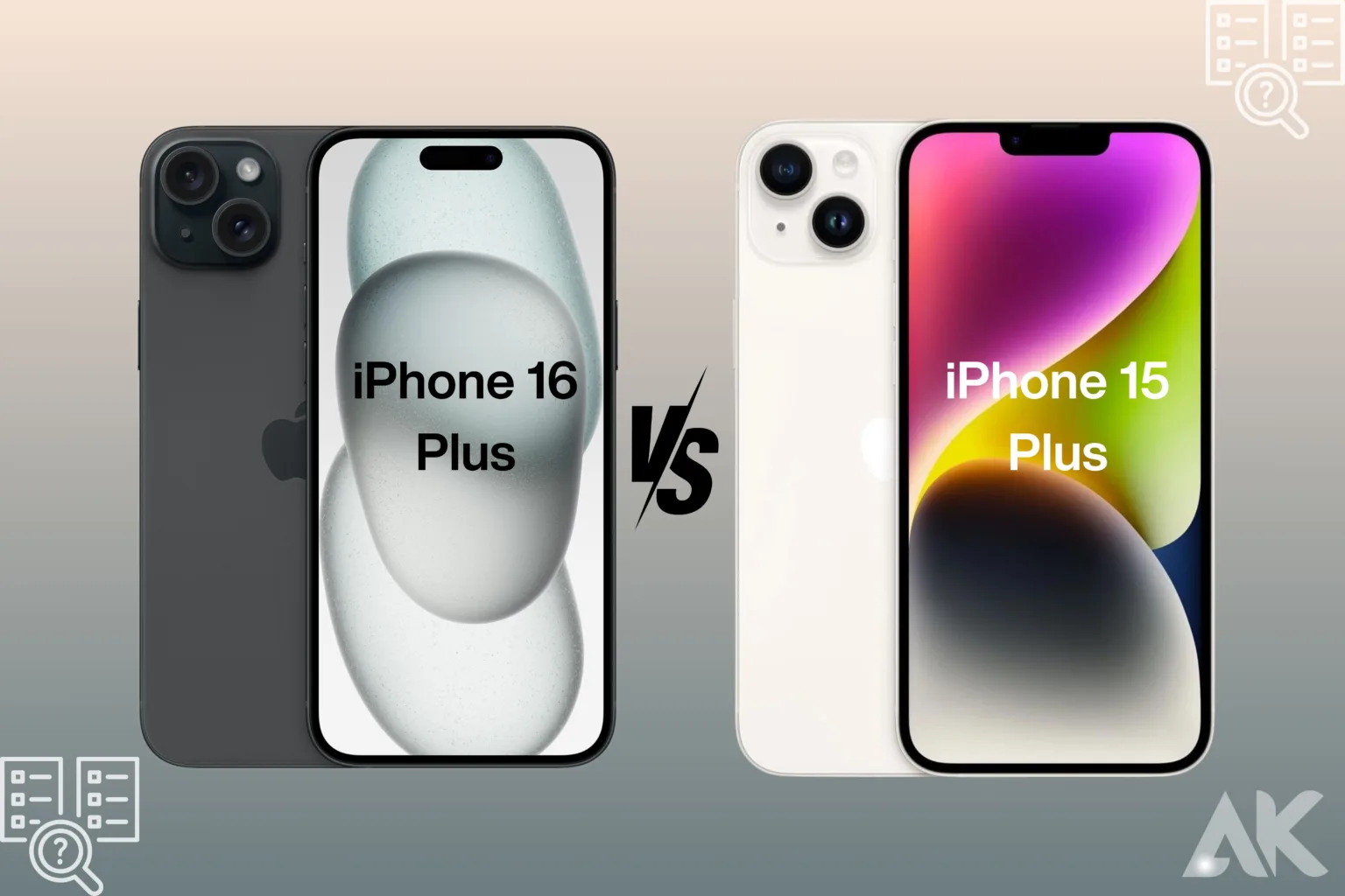 iPhone 16 Plus vs iPhone 15 Plus
