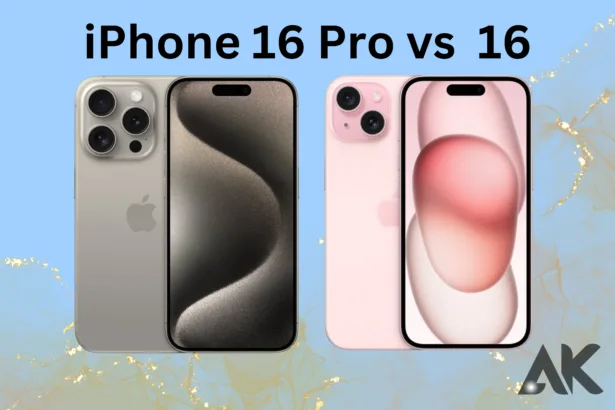 iPhone 16 Pro Max vs iPhone 16