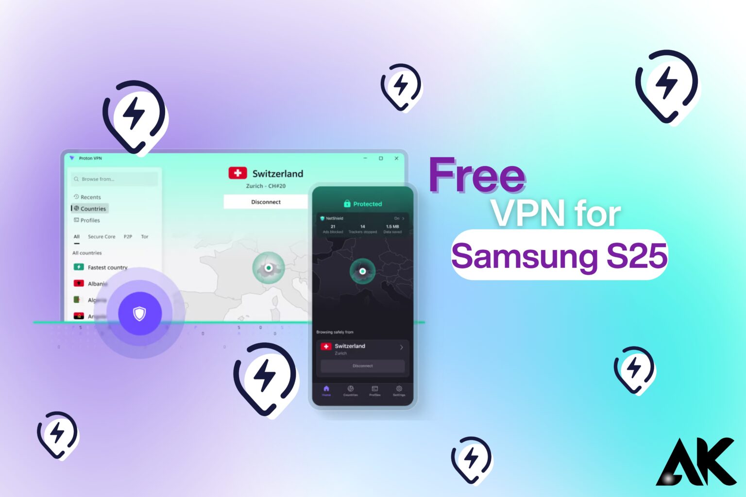 Free VPN for Samsung S25