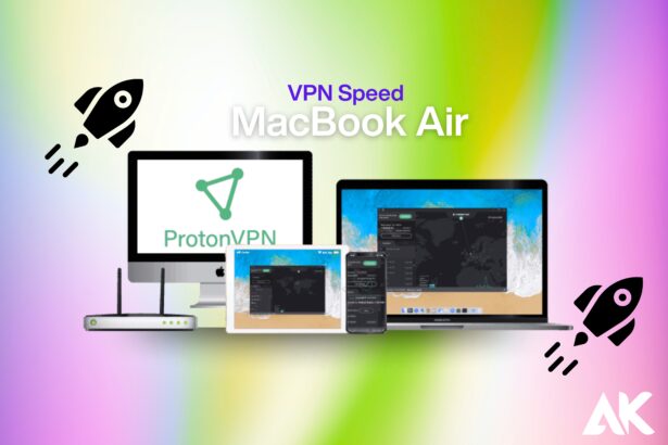 VPN speed MacBook Air