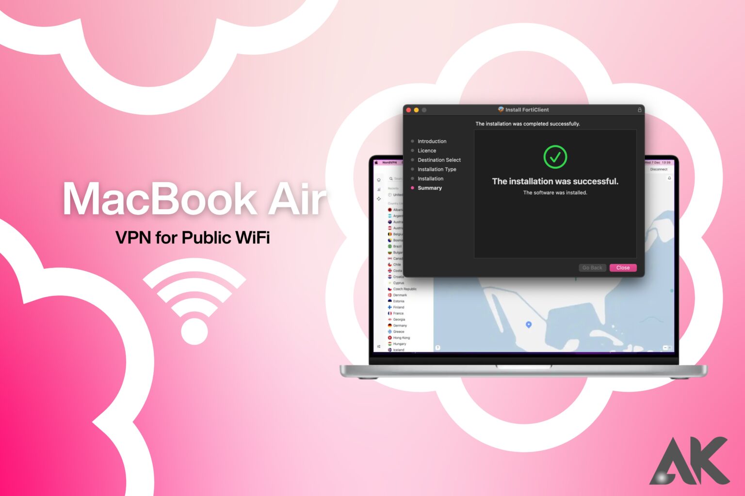 MacBook Air VPN for public WiFi