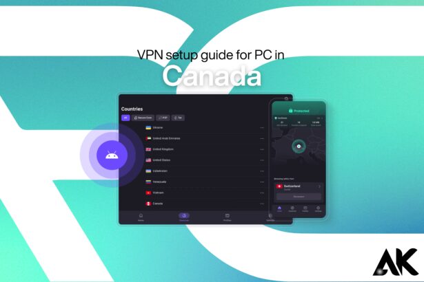 VPN setup guide for PC in Canada