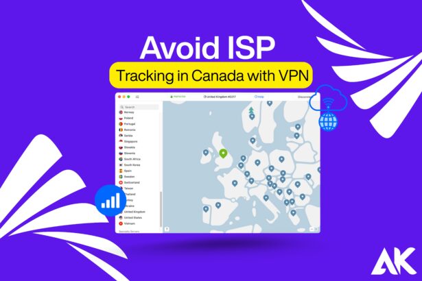 avoid ISP tracking in Canada with VPN