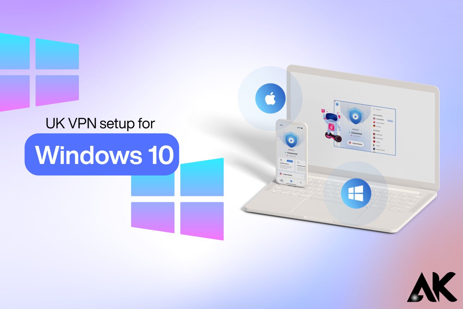 UK VPN setup for Windows 10