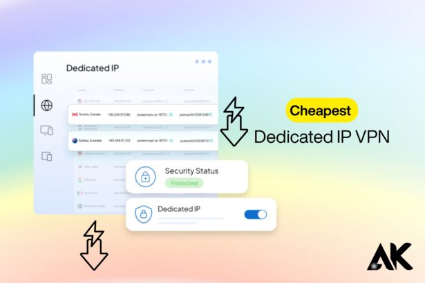 cheapest dedicated IP VPN