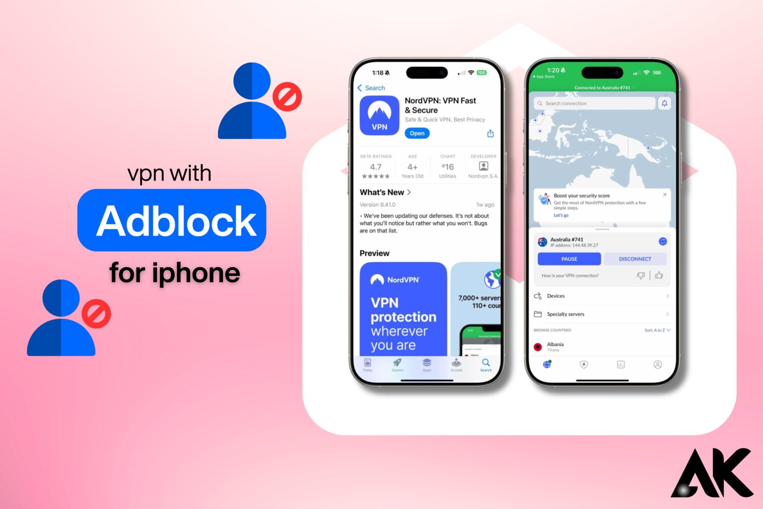 vpn with adblock for iphone