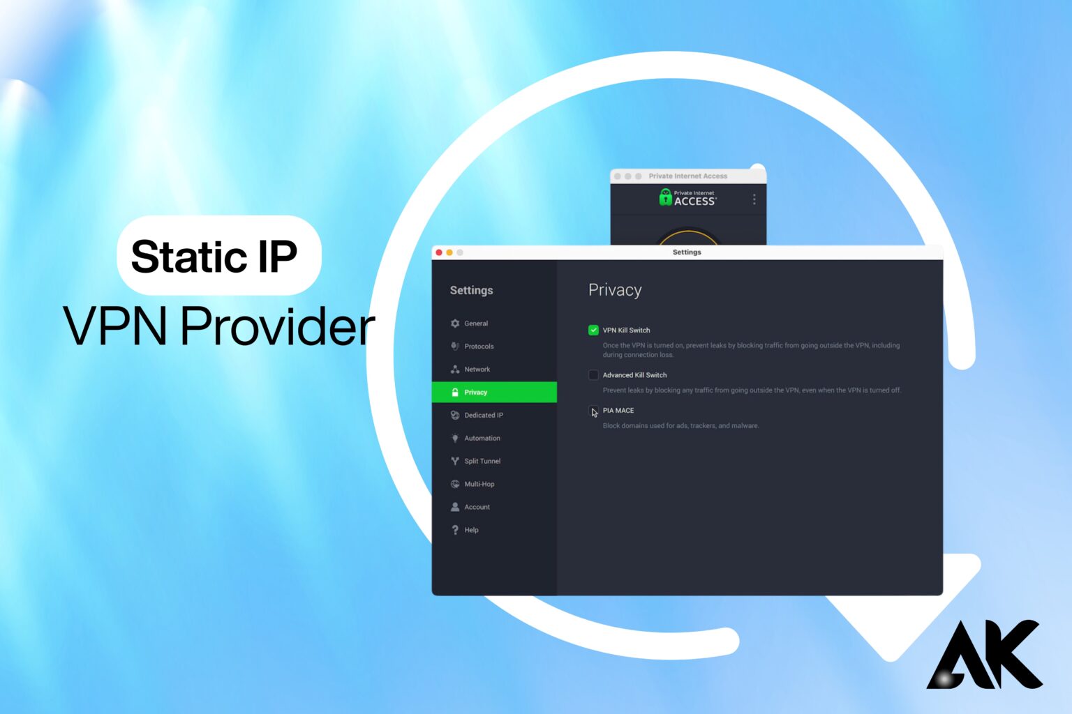 static IP VPN provider