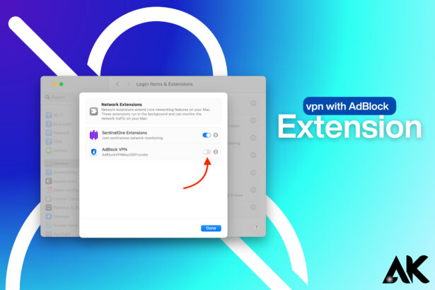 vpn with adblock extension